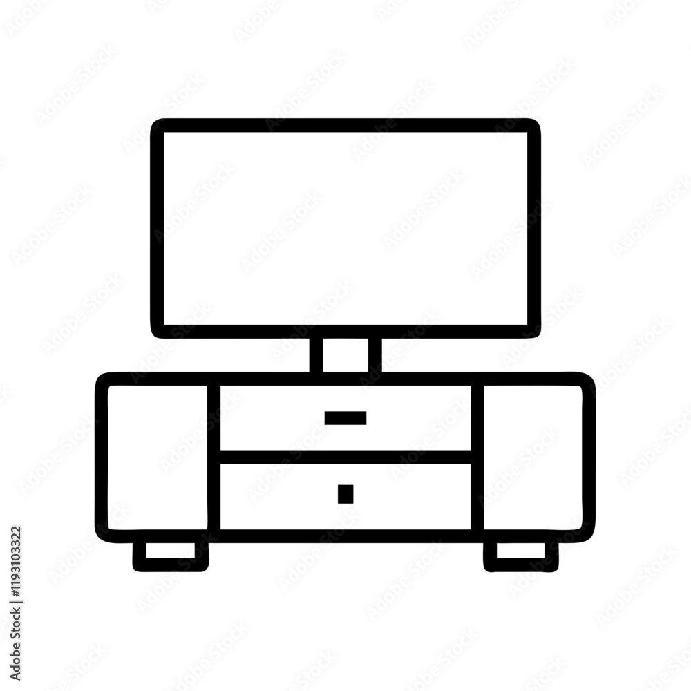 tv wall unit icon, tv wall unit line art - simple line art of tv wall unit, perfect for tv wall unit logos and icons and themed design tv wall unit icon, tv wall unit line art - simple line art of tv wall unit, perfect for tv wall unit logos and icons and themed design