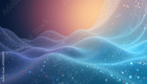 wave abstract background with gradient collorfull