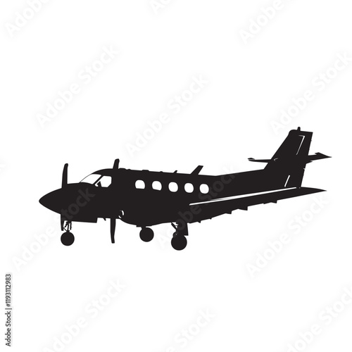 airplane isolated on white