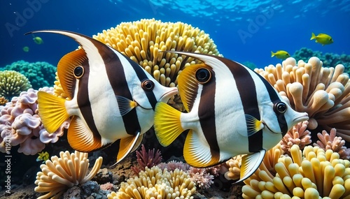 fish, underwater, sea, coral, tropical, reef, ocean, water, aquarium, blue, nature, marine, clownfish, yellow, anemone, diving, aquatic, angelfish, red sea, red, egypt, colorful, animal, clown, saltwa