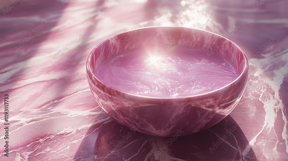 A vibrant smoothie bowl as an element of holistic health approaches Stock Photo with side copy space A vibrant smoothie bowl as an element of holistic health approaches Stock Photo with side copy space
