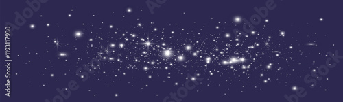 Wallpaper Mural Bright glowing sparkles on a transparent background, resembling a starry or glittering effect.
 Torontodigital.ca