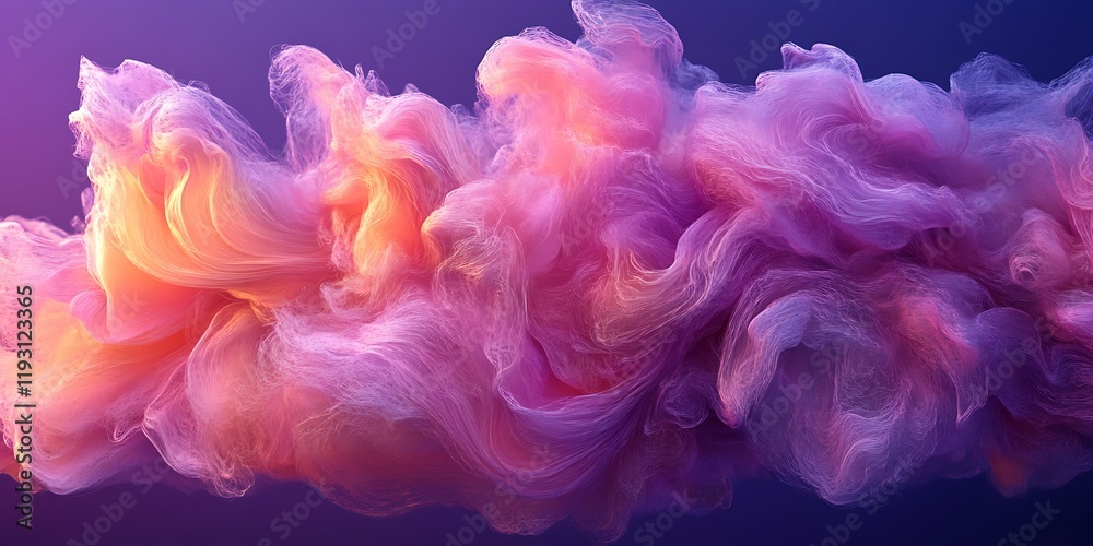 Obraz premium Pink purple abstract smoke cloud swirl. Background design