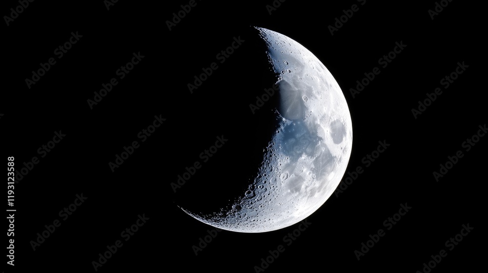 Dawn on the Moon with Crescent Earth Dawn on the Moon with Crescent Earth