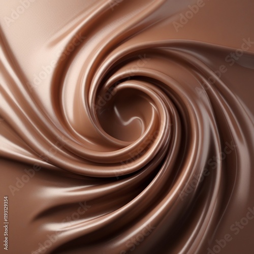 chocolate on white