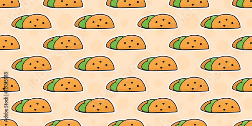 seamless pattern with food. a delicious sandwich. pp sandwich. seamless pattern. delicious pattern for food packaging. vector. fast food.