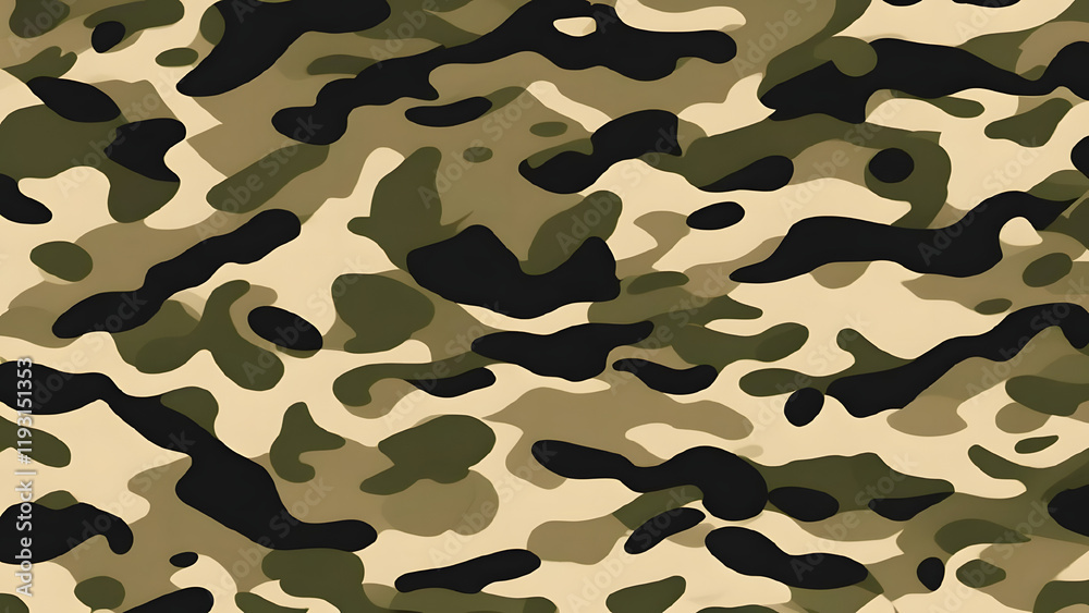Fototapeta premium camouflage, light background, khaki color, stylish army print