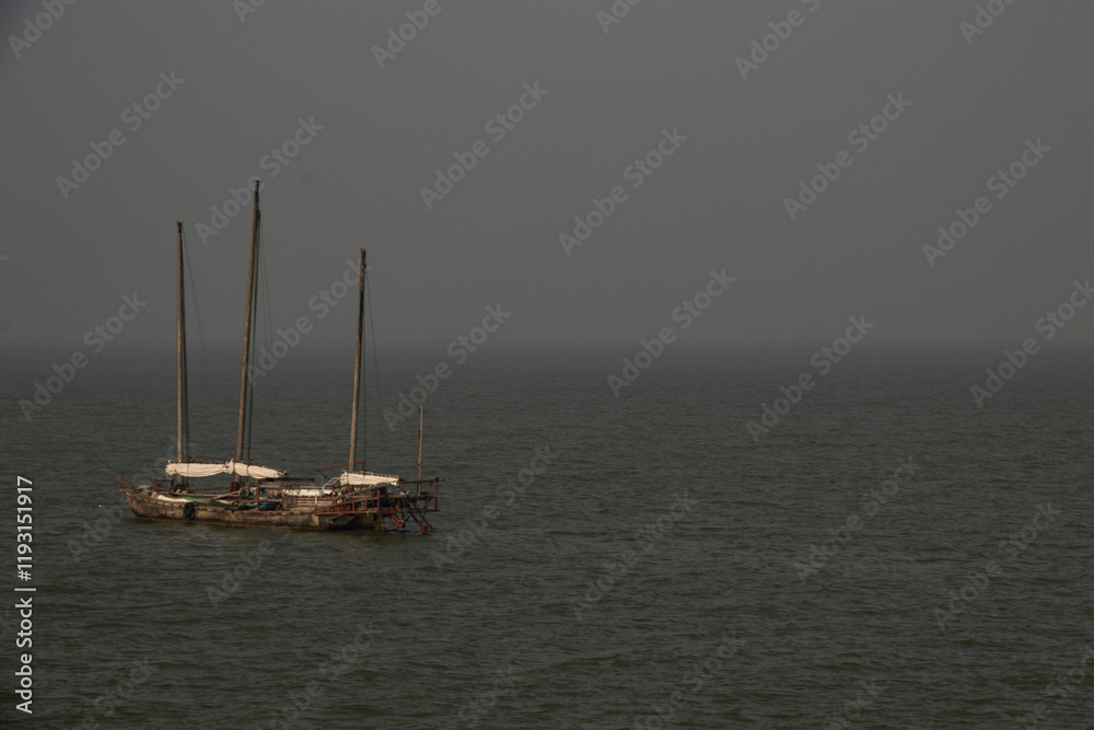 Lakes, fishing boats, sailboats, fishing, scenery, scenery, background, illustrations Lakes, fishing boats, sailboats, fishing, scenery, scenery, background, illustrations