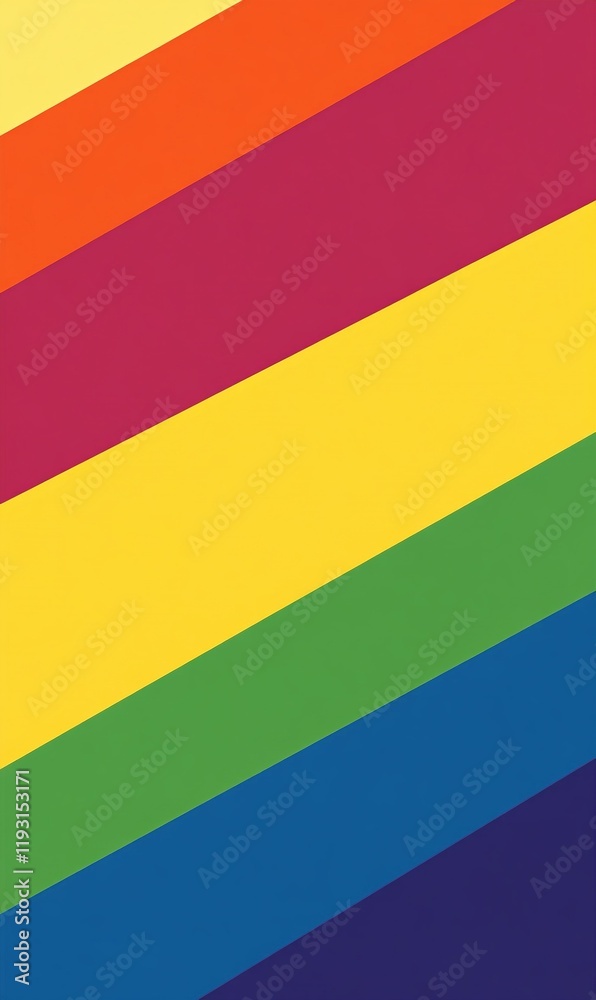 Diagonal rainbow stripes background for design projects Diagonal rainbow stripes background for design projects
