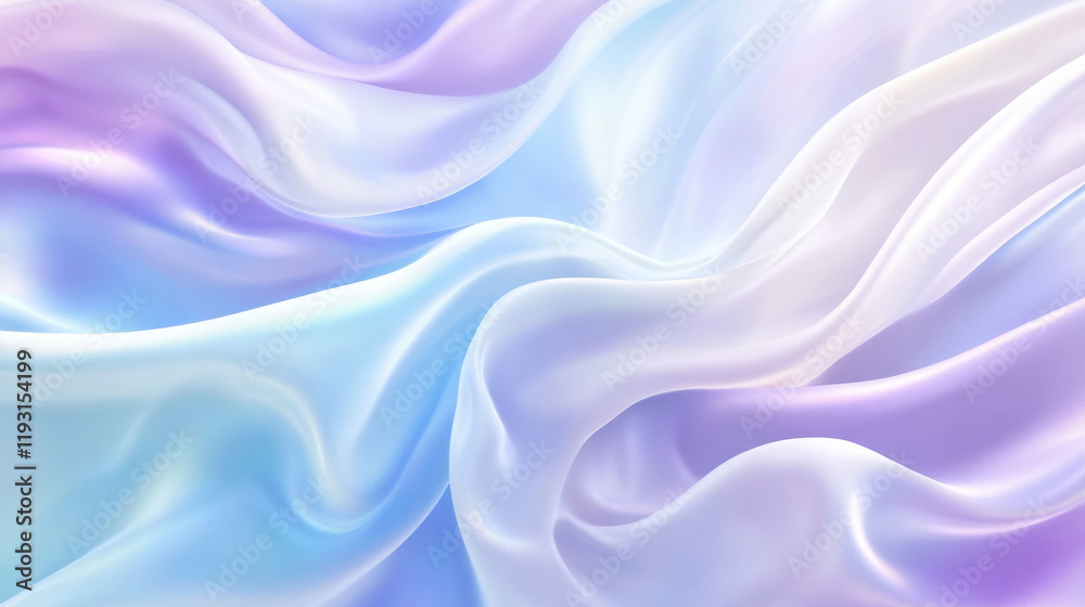 Soft blue and purple abstract background with flowing silk texture Soft blue and purple abstract background with flowing silk texture