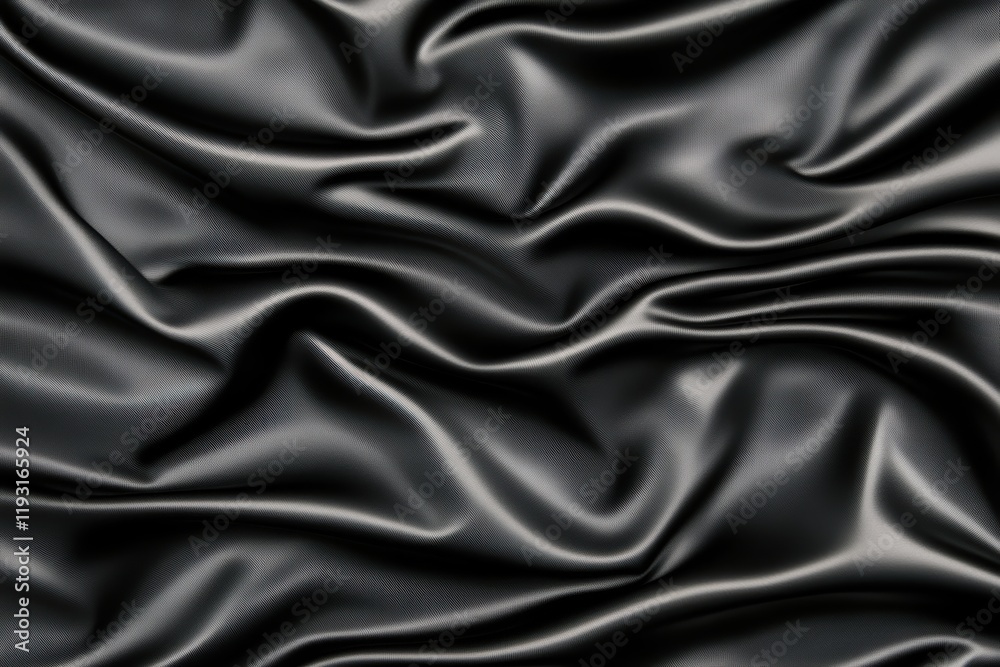 Elegant black fabric with smooth, flowing texture and subtle sheen, perfect for backgrounds or fashion themes. Elegant black fabric with smooth, flowing texture and subtle sheen, perfect for backgrounds or fashion themes.