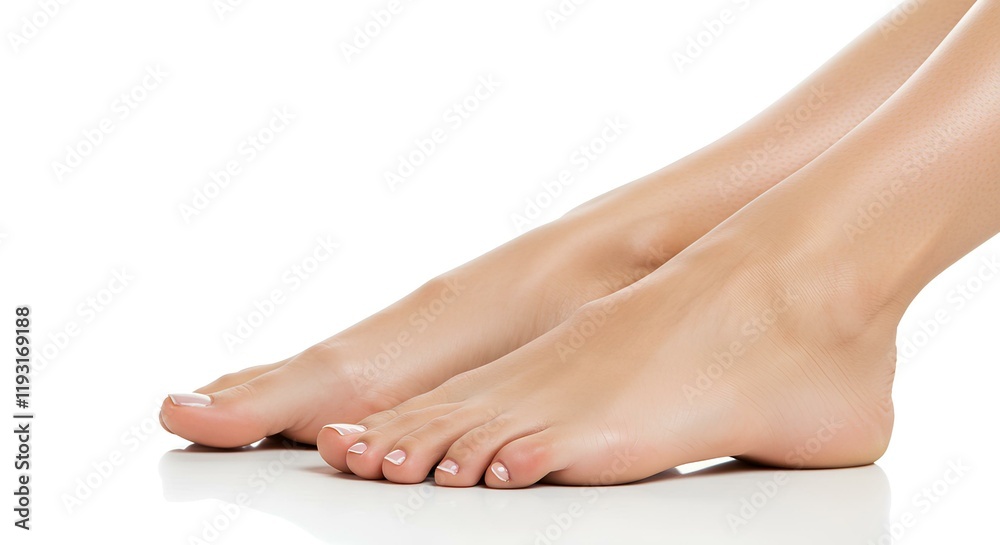 Elegant Feet Model on Minimalist Background – Perfect for Spa Ads, Pedicure Promotions, Laser Clinics, Skincare Campaigns, and Beauty Branding Elegant Feet Model on Minimalist Background – Perfect for Spa Ads, Pedicure Promotions, Laser Clinics, Skincare Campaigns, and Beauty Branding