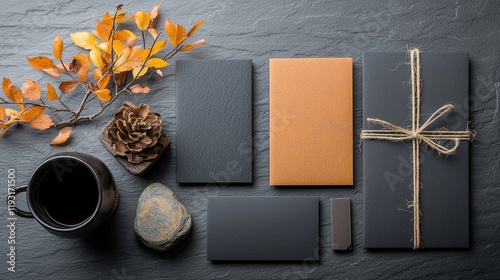 A Stylish Coffee and Book Scene