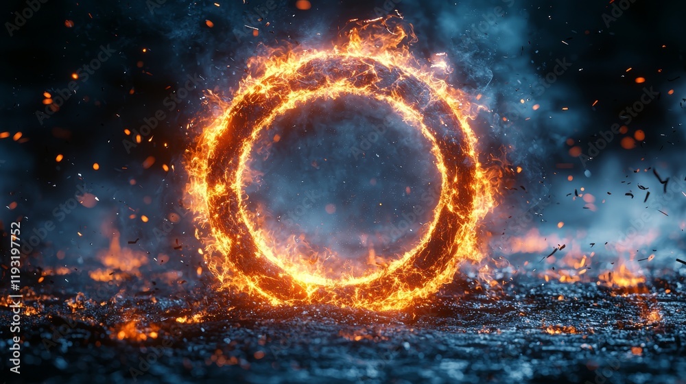 A dynamic blue circular energy pattern over a dark background, indicating motion and fluid movement A dynamic blue circular energy pattern over a dark background, indicating motion and fluid movement
