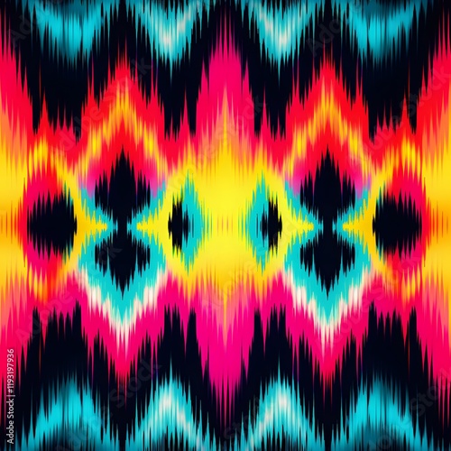 Abstract colorful sound wave background wallpaper.