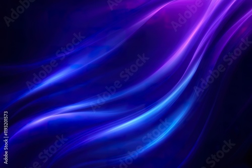 Wallpaper Mural Abstract background with smooth lines in purple and blue colors, illustration. Torontodigital.ca