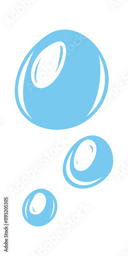 Water bubbles underwater fizzing air