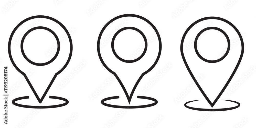 red pin point. map address location pointer symbol red pin point. map address location pointer symbol