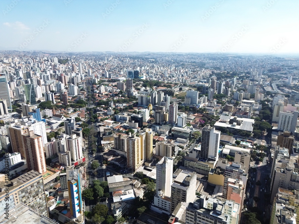 Obraz premium Centro de Belo Horizonte Predios