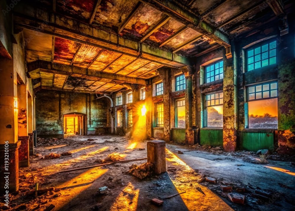 Abandoned Urban Building Interior: Compact Camera Exploration Photography Abandoned Urban Building Interior: Compact Camera Exploration Photography