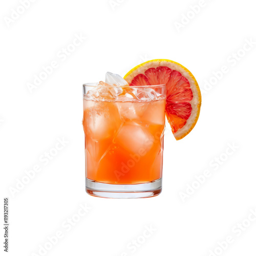 Grapefruit Cocktail: A refreshing grapefruit cocktail with a citrus twist, garnished with a fresh grapefruit slice. Perfect for a summer party or a relaxing evening drink.  