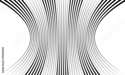 abstract seamless black white gradient squeeze line pattern art vector suitable for background.