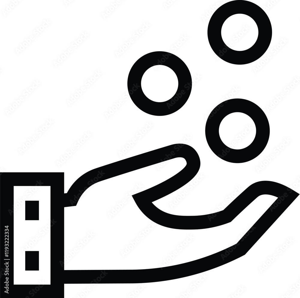 Money Related Vector Line Icon. Contains such Icons as Wallet, ATM, Bundle of Money, Hand with a Coin and more Money Related Vector Line Icon. Contains such Icons as Wallet, ATM, Bundle of Money, Hand with a Coin and more