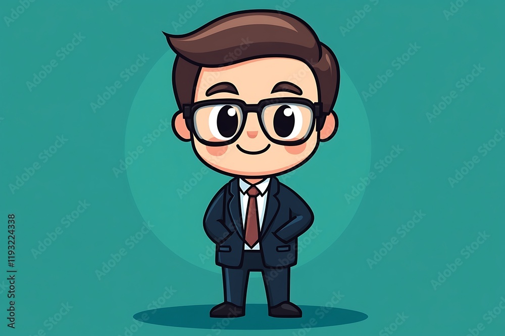 Happy Smiling Businessman in Suit Happy Smiling Businessman in Suit