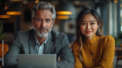 Creative entrepreneurs from a multiethnic diverse office conference room are having a meeting to discuss their growth strategy. Elegant young businesspeople are working on investment and marketing