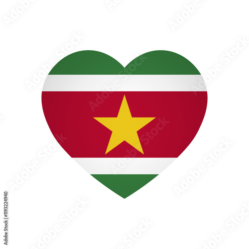 Free Download Suriname flag - rectangle colorful flag representing a country cultural identity and heritage. The essence of national pride and unity. Attached by the corners in a paper album - GFXLoad