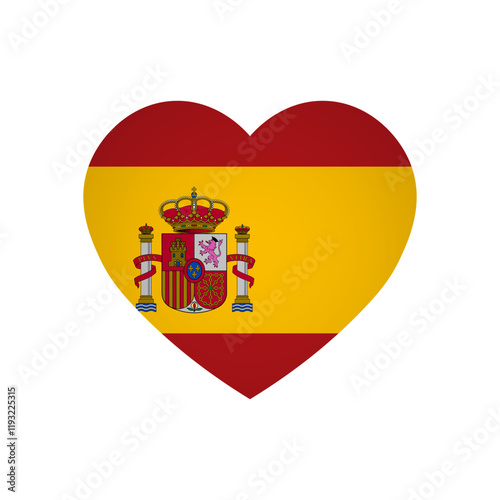 Free Download Spain flag - rectangle colorful flag representing a country cultural identity and heritage. The essence of national pride and unity. Attached by the corners in a paper album - GFXLoad