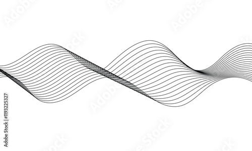 abstract seamless blend wave line design suitable for background.