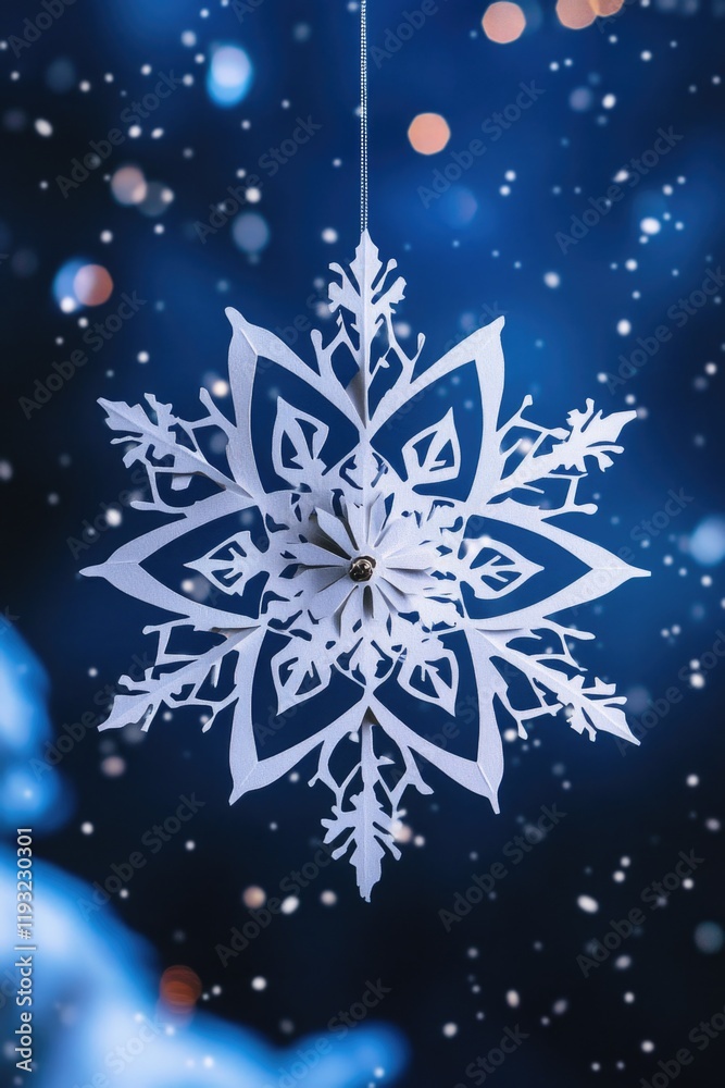 Paper Snowflake Decoration Paper Snowflake Decoration