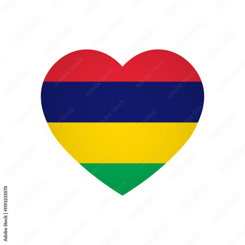 Mauritius flag - rectangle colorful flag representing a country cultural identity and heritage. The essence of national pride and unity. Attached by the corners in a paper album Mauritius flag - rectangle colorful flag representing a country cultural identity and heritage. The essence of national pride and unity. Attached by the corners in a paper album
