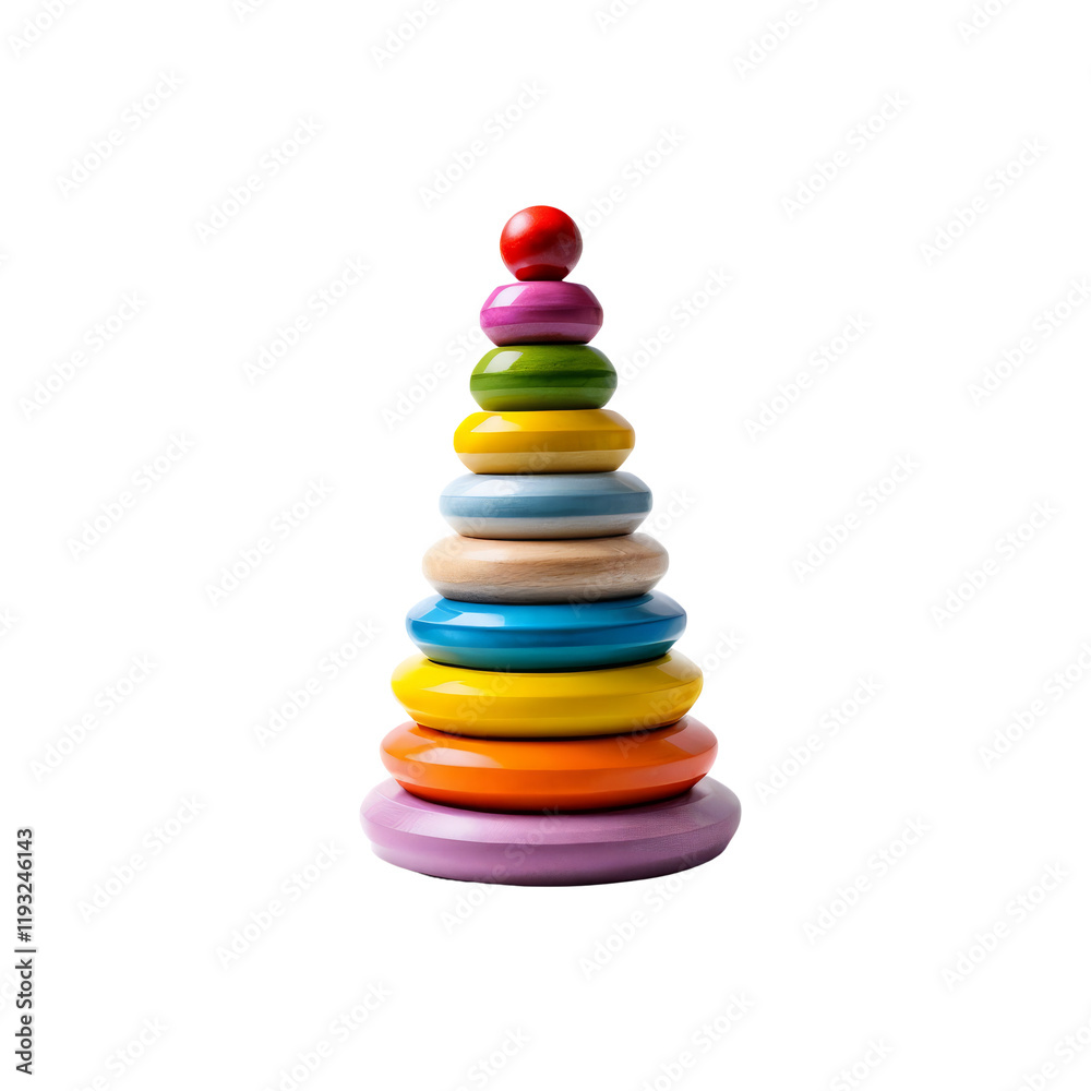 Rainbow Stacking Rings: A cheerful and vibrant rainbow stacking toy, perfect for stimulating a child's creativity and motor skills. Rainbow Stacking Rings: A cheerful and vibrant rainbow stacking toy, perfect for stimulating a child's creativity and motor skills.
