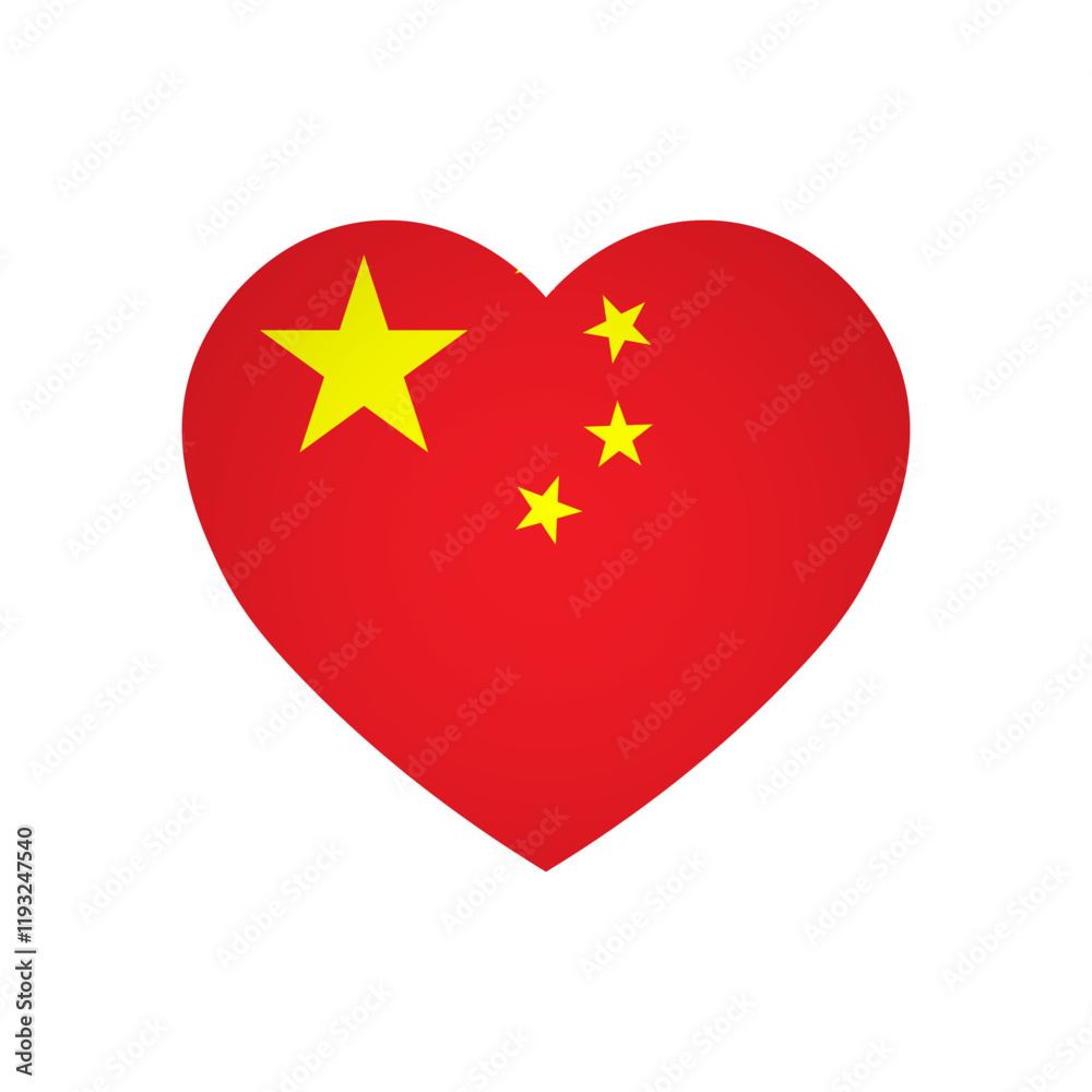 China flag - rectangle colorful flag representing a country cultural identity and heritage. The essence of national pride and unity. Attached by the corners in a paper album China flag - rectangle colorful flag representing a country cultural identity and heritage. The essence of national pride and unity. Attached by the corners in a paper album
