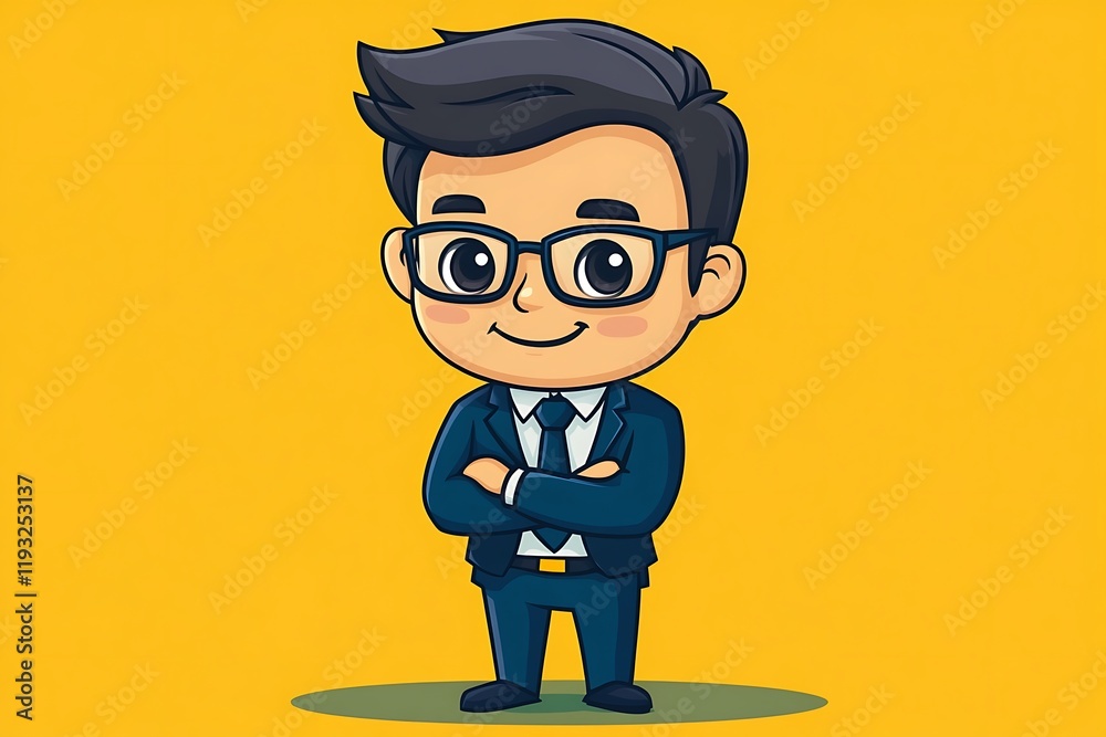 Successful Businessman Cartoon Character1 Successful Businessman Cartoon Character1