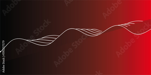 Here's a description of your concept:

An **abstract vector gradient background** featuring **glowing waves** that flow across a **dark, shiny** surface. The **motion** of the waves is illuminated by 