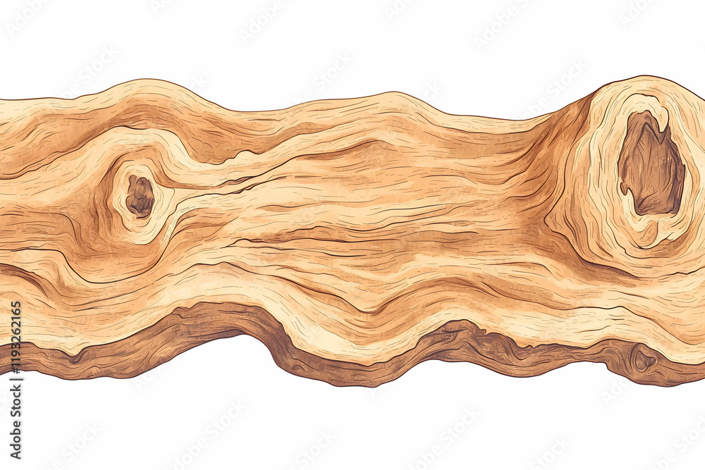 Detailed Natural Wood Texture with Unique Grain Patterns and Knots Detailed Natural Wood Texture with Unique Grain Patterns and Knots