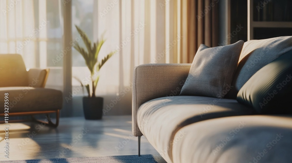 Fototapeta premium Modern Living Room Interior