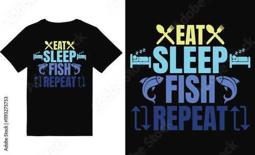 fishing t-shirt design, fishing vector design photo