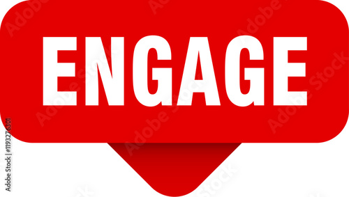 engage sticker. engage sign on transparent background