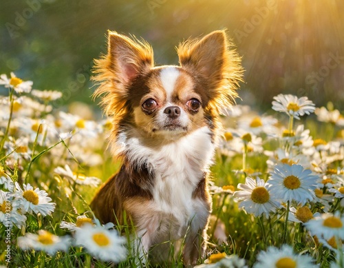 Zwischen Blumen photo