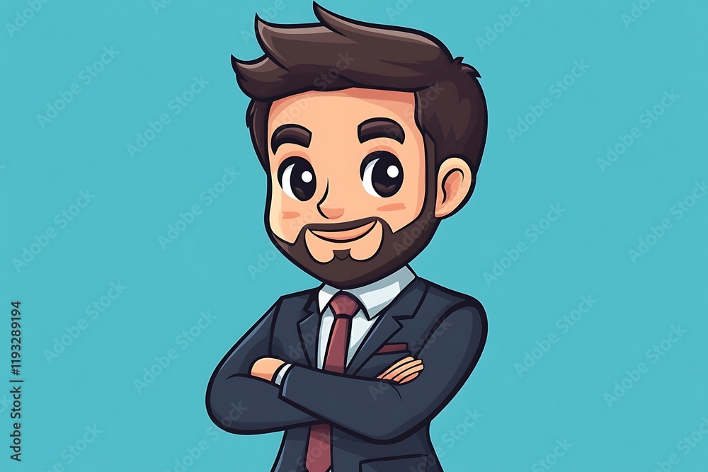 Friendly Businessman Clipart Image Friendly Businessman Clipart Image