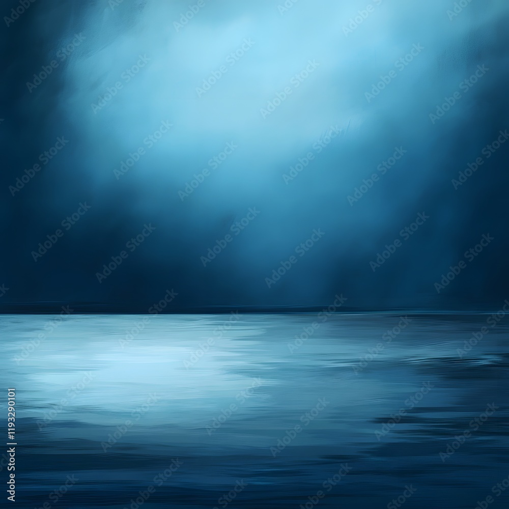 Serene Oceanic Gradient A Tranquil Atmospheric Background Serene Oceanic Gradient A Tranquil Atmospheric Background