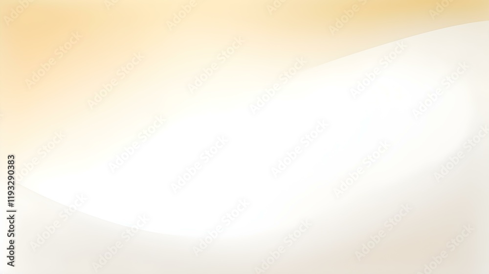 Gradient Background with strong Edges fading from Gold to White. Modern Presentation Template