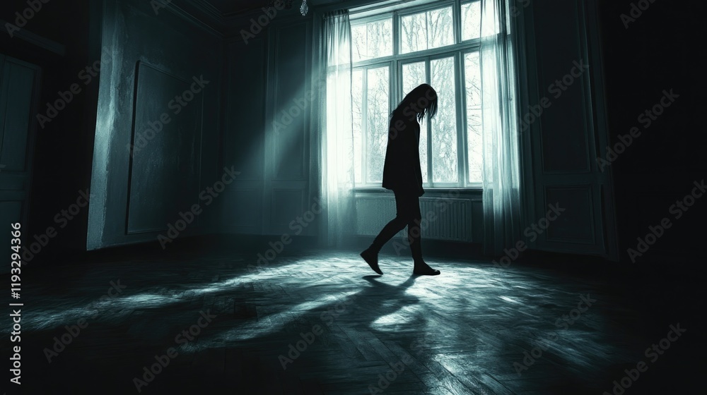 dramatic photo of person pacing in dimly lit room symbolizing worry and inner conflict dramatic photo of person pacing in dimly lit room symbolizing worry and inner conflict