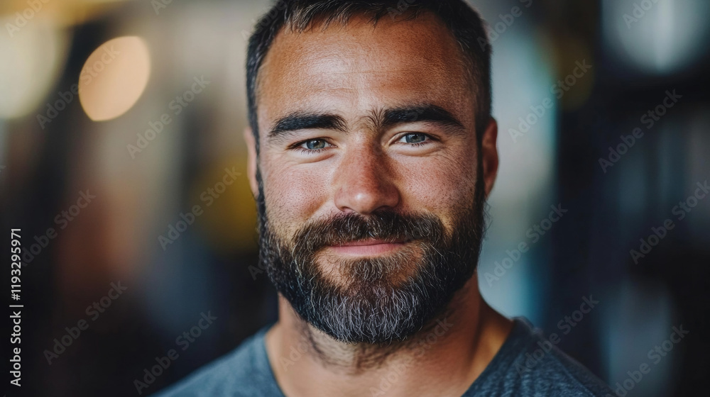 portrait of a strong man portrait of a strong man