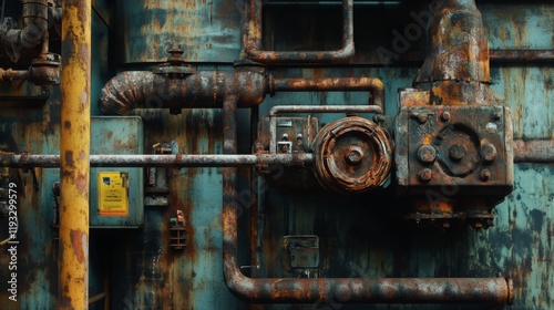 Wallpaper Mural Industrial rusty background Torontodigital.ca