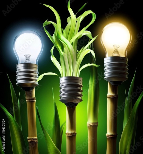 Green Energy Lightbulb Bamb...
